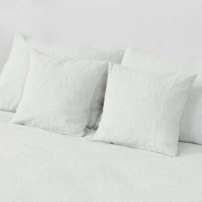 ALEGRO blåaktig hvitt halvlin putetrekk