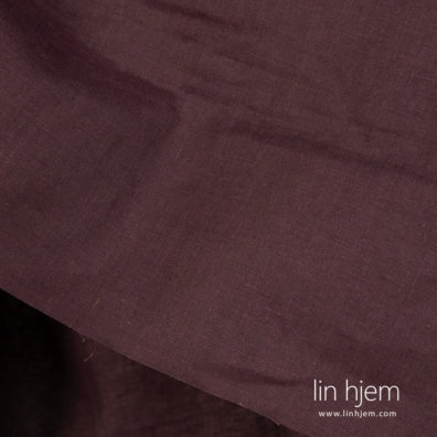 Linstoff brun lilla 130cm bredt