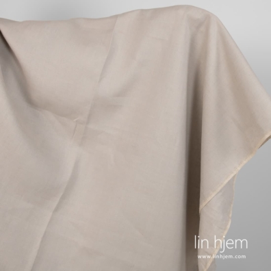 Linstoff brungrå melange