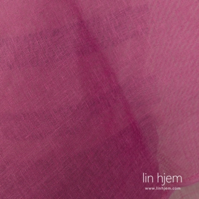 Linstoff gjennomsiktig knallrosa til å sy gardiner, skjerf