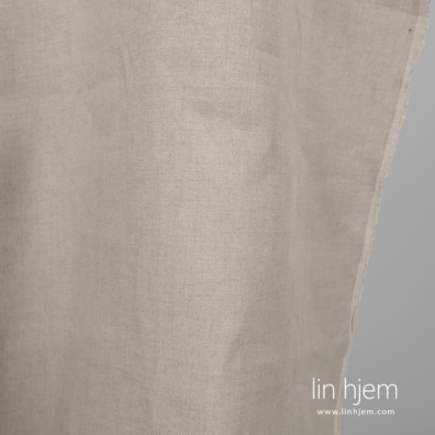 Linstoff naturlig farget med kypermønster 150cm bredt