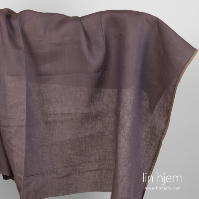 Linstoff brun lilla lett