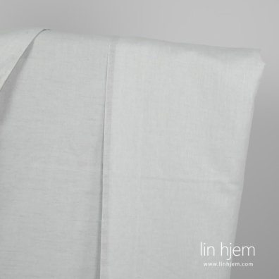 Halvlinstoff blågrønt med kypermønster