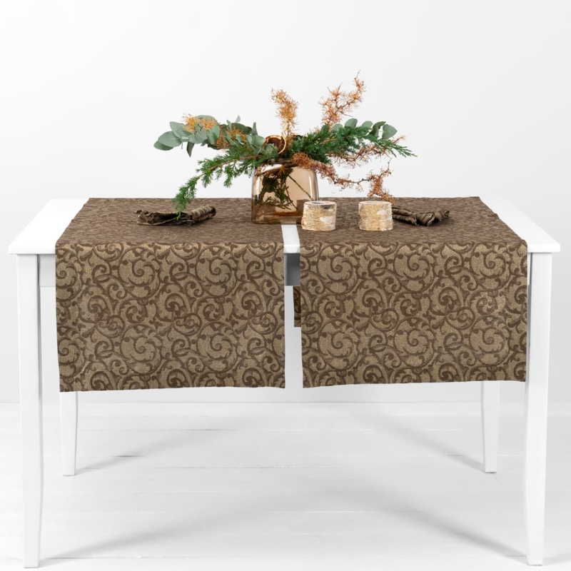 ATLANTA brun lin bordl&oslash;per