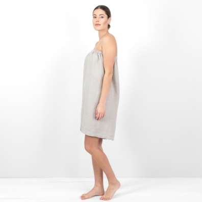 PURO wrap håndkle naturliggrått, "vaffel"