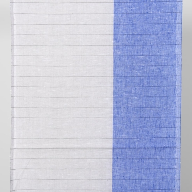 Håndkle linstoff grå-blå melert