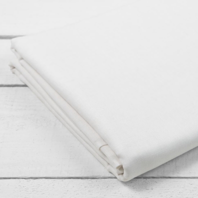 OLDA lin-bomull laken knallhvitt-melkehvitt melert