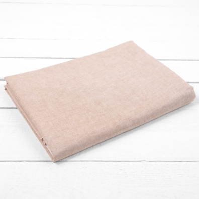 OLDA lin-bomull laken lysebrunt