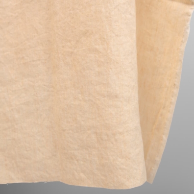 Linstoff hvit-gulaktig vasket, mykt, skånsomt