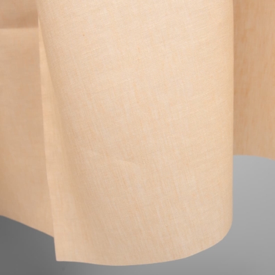 Linstoff hvit-gulaktig for å sy klær og hjemmetekstiler