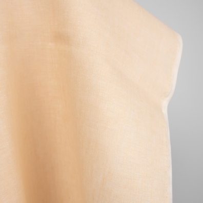 Linstoff hvit-gulaktig 150cm bredt