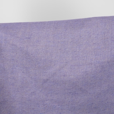 Halvlin stoff blåfiolett melange for å sy klær og hjemmetekstiler