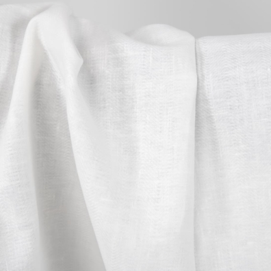 Linstoff melkehvitt i "fiskebeinsmønster" 150cm bredt