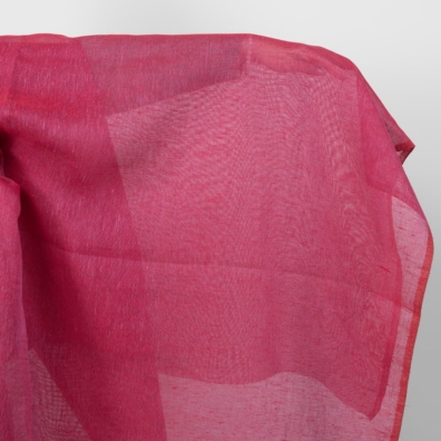 Linstoff rødt melange gjennomsiktig