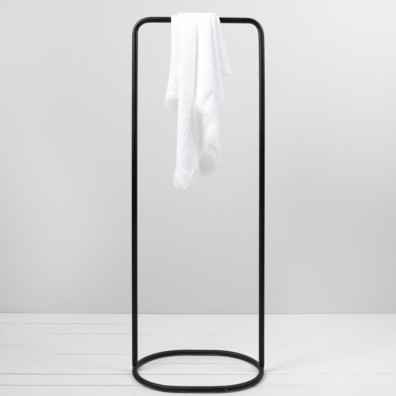 LOLITA knallhvitt lin skjerf laget av mykt, fint, vasket stoff