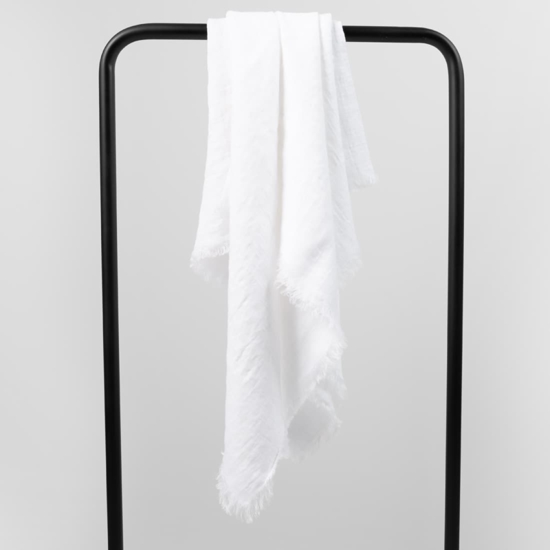 LOLITA hvitt lin skjerf