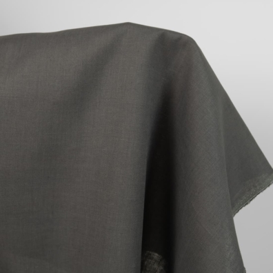 Linstoff mørkegrått i vanlig vev