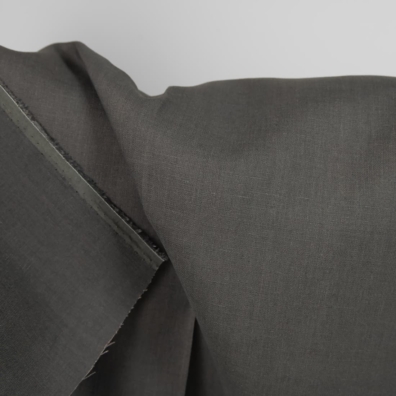 Linstoff mørkegrått 150cm bredt