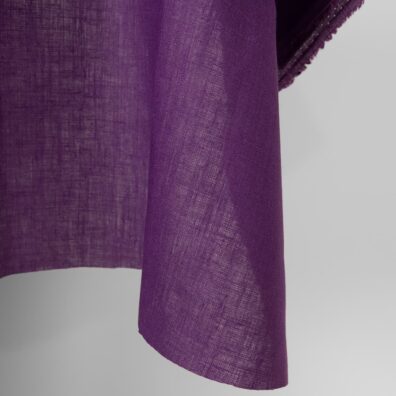 Linstoff rødfiolett 150cm bredt