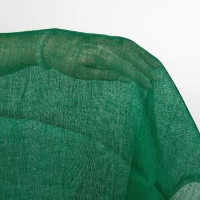Linstoff grønt gjennomsiktig 150cm bredt