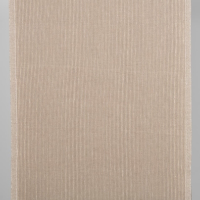 Håndkle linstoff brun med hvite striper