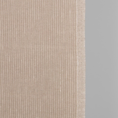 Håndkle linstoff brun med hvite striper 50cm bredt