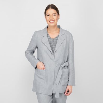 ASHLEY grå linjakke