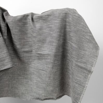 Halvlin stoff mørkegrått