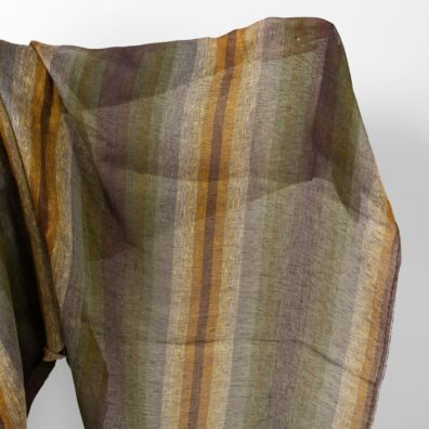 Linstoff flerfarget stripete gjennomsiktig