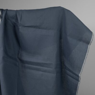 Linstoff i denimblå