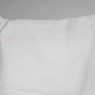 Linstoff knallhvit vasket, mykt, skånsomt