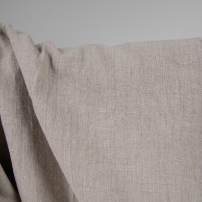 Linstoff i naturfarge vasket 140cm bredt