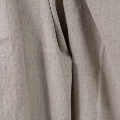 Linstoff i naturfarge vasket, mykt, skånsomt