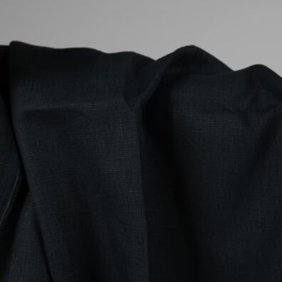 Linstoff mørkeblått tung for klær, hjemmetekstiler