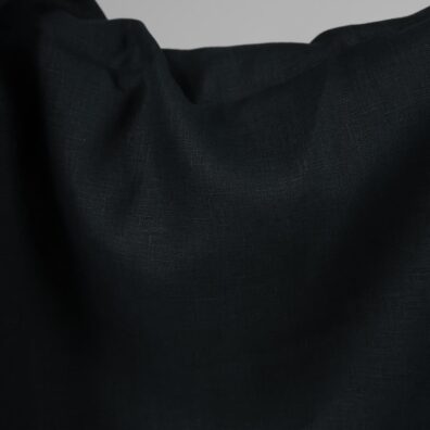 Linstoff mørkeblått tung 150cm bredt