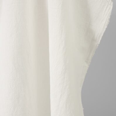Lin-bomullsstoff melkehvitt vasket, 285cm bredt