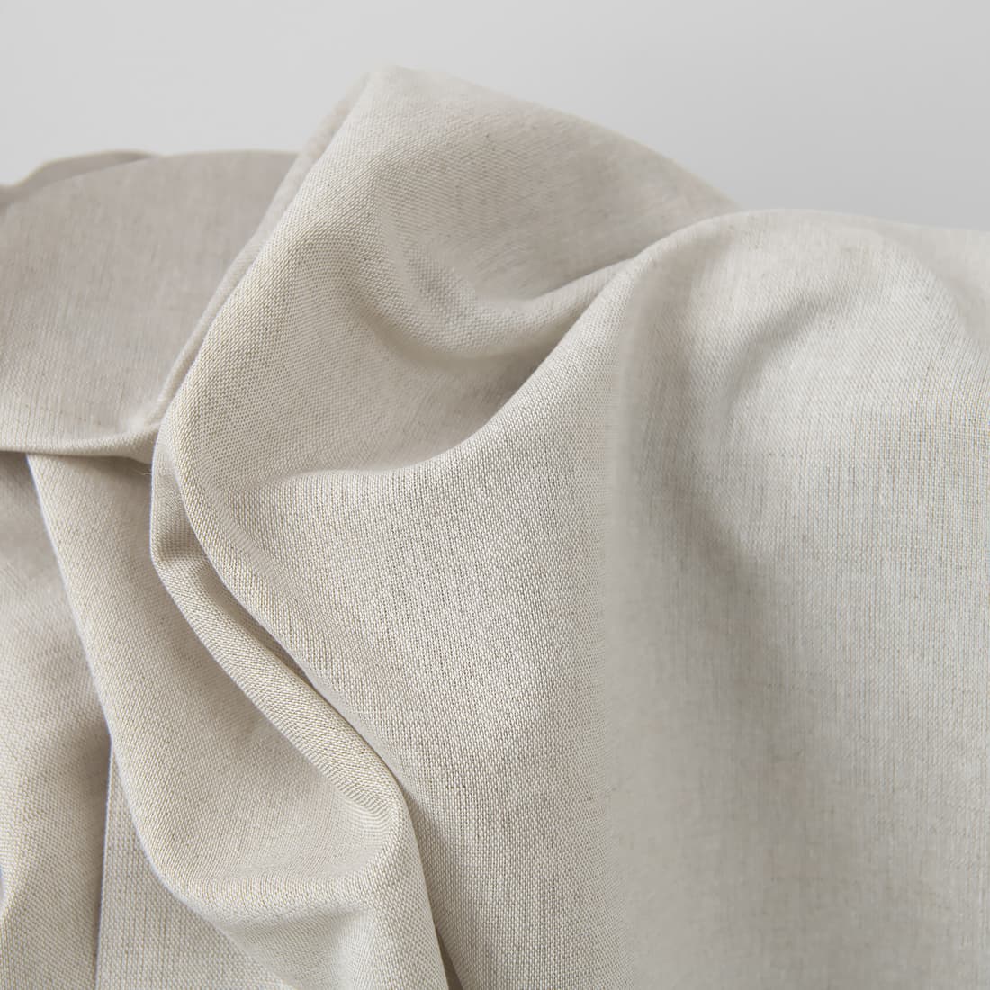 Halvlin stoff beige 220cm bredt