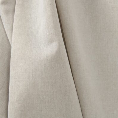 Halvlin stoff beige bredt for klær, hjemmetekstiler