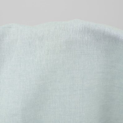 Halvlin stoff lyseblått bredt for klær, hjemmetekstiler