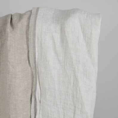 Linstoff tosidig melkehvit-naturlig vasket, mykt, skånsomt