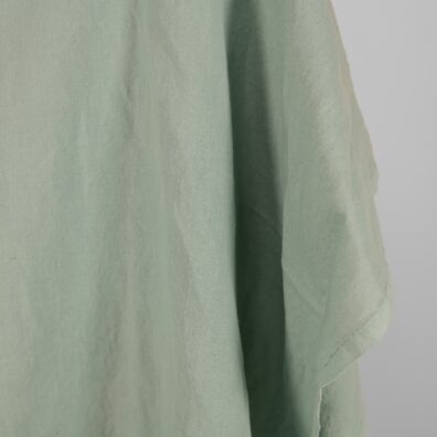 Lin-bomullsstoff akvamarin vasket 140cm bredt