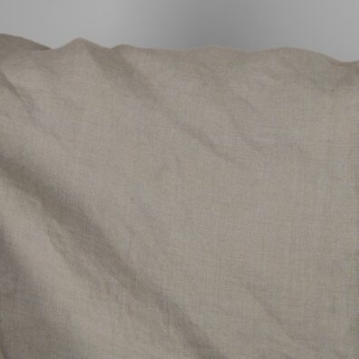 Linstoff blågrått melert vasket, mykt, skånsomt