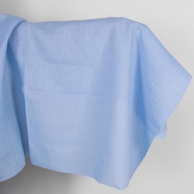 Himmelblått linstoff