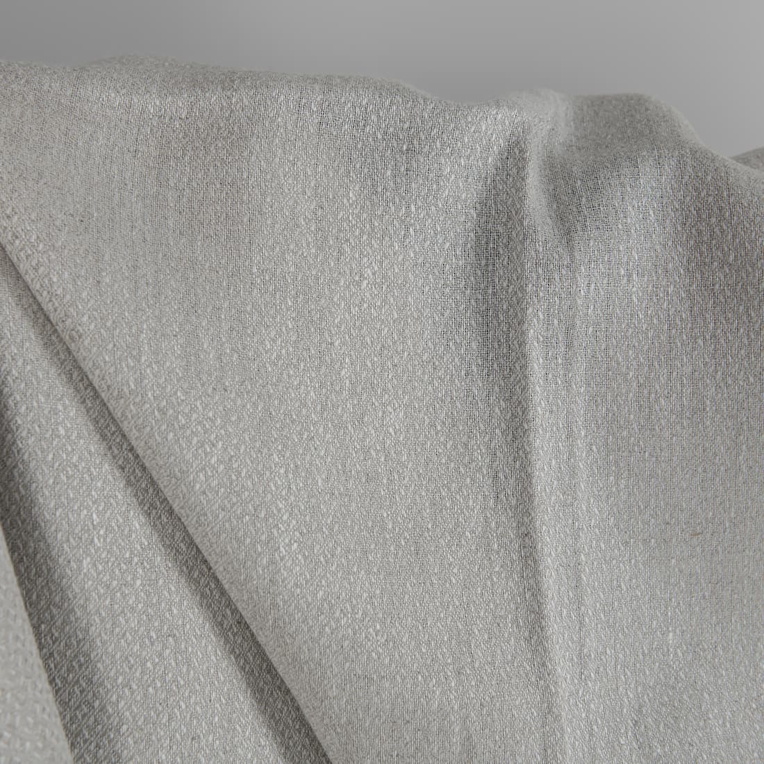 Linstoff lysegrått med diamantmønster 150cm bredt