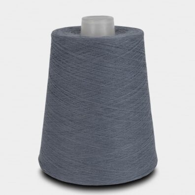 Bomullsgarn mørk blågrå for strikking, hekling, veving Nm 40/2