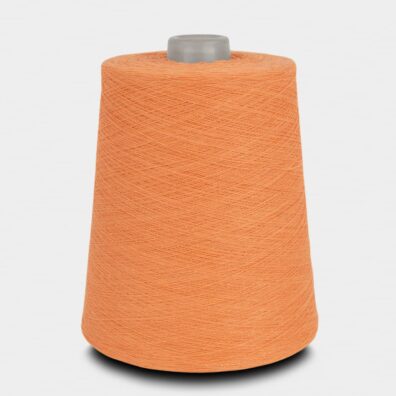 Bomullsgarn gulrot oransje for strikking, hekling, veving Nm 40/2