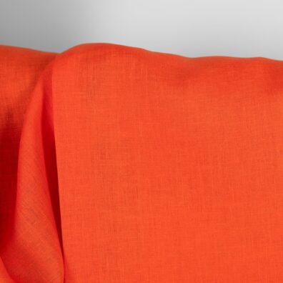 Linstoff i sterk oransje middels vekt, middels tykkelse, tett