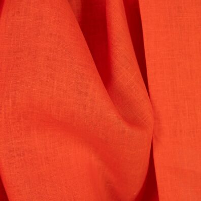 Linstoff i sterk oransje 150cm bredt