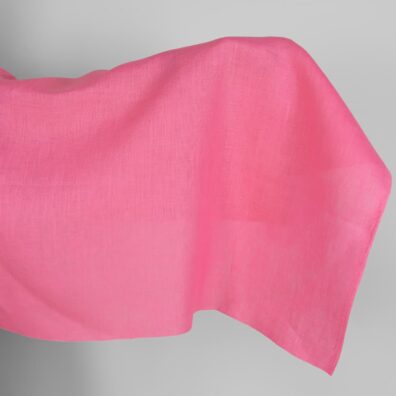 Linstoff i intens rosa