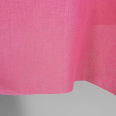 Linstoff i intens rosa til klær, hjemmetekstiler